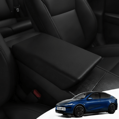 Housse d'accoudoir de console centrale en TPE noir ou blanc, ajustement parfait et facile à nettoyer pour Tesla Model 3+ Highland et Tesla Model Y Juniper Premium - TESLARY Tesla Shop Accessoires Europe Pays-Bas Dublin Cork Irlande Allemagne Espagne Alicante France Italie