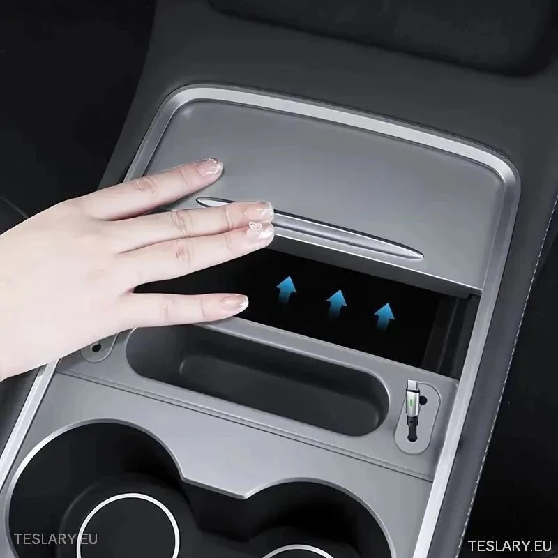 Centre Console Organiser Tesla 3/Y - TESLARY Tesla Shop Accessories Europe Nederlands Ireland Deutschland Espana Alicante France Italia