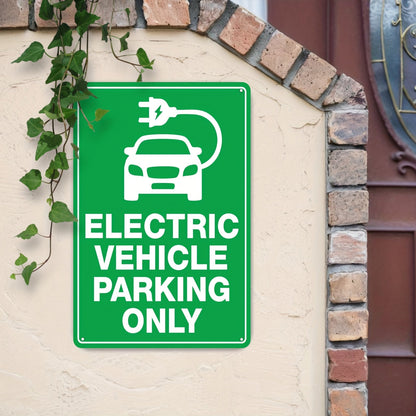 ELECTRIC VEHICLE PARKING ONLY SIGN TESLARY.EU EUROPE IRELAND TESLA