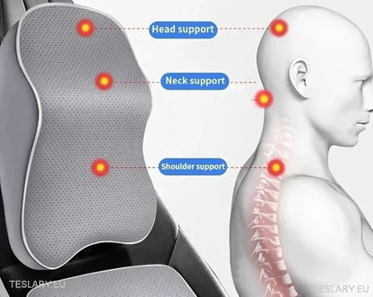 Extra Large PU Leather Headrest Pillow Suitable for Tesla Model 3 / Y - TESLARY Tesla Shop Accessories Europe Nederlands Dublin Cork Ireland Deutschland Espana Alicante France Italia