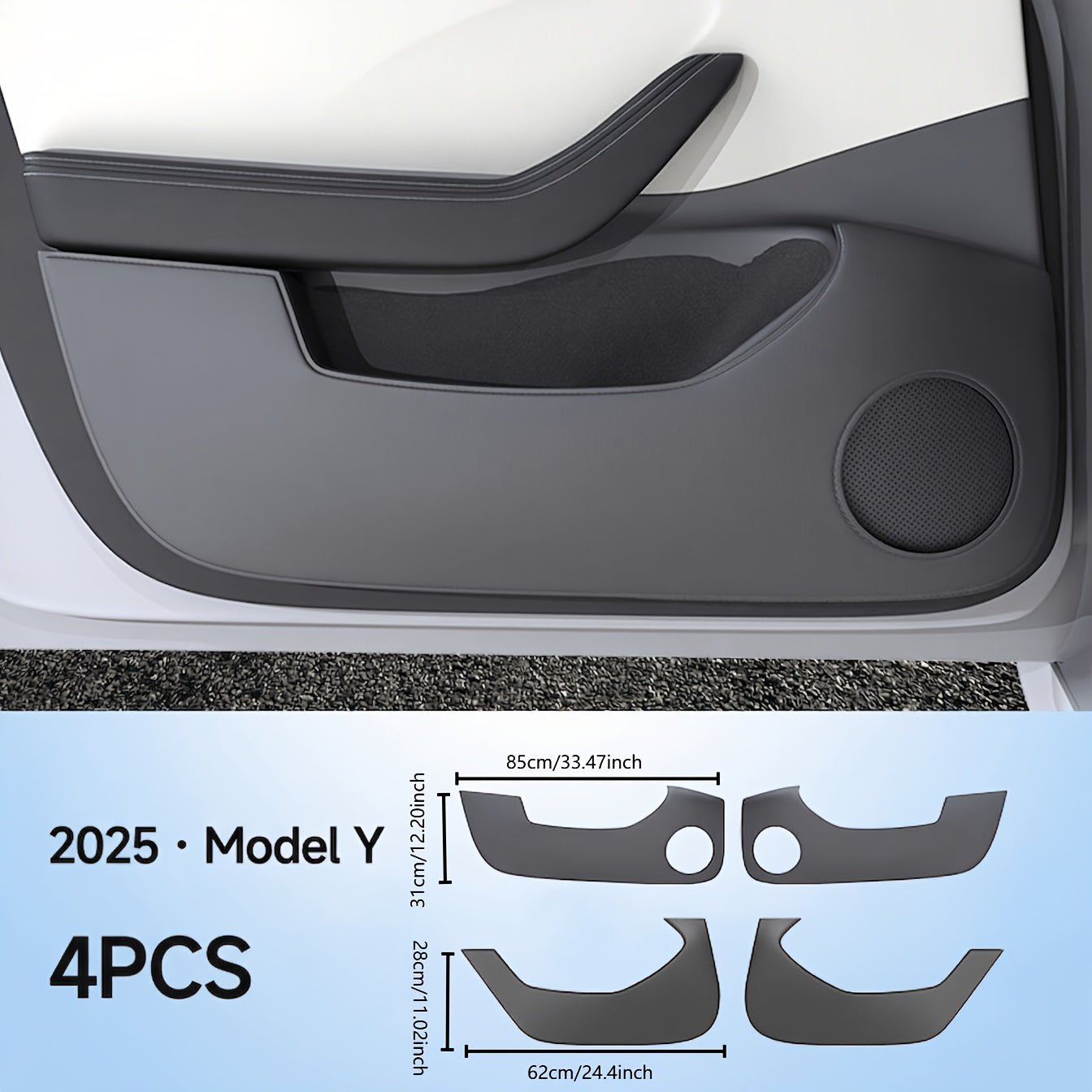 Tesla Model 3 Highland - Tesla Model Protections de porte avant et arrière Y Juniper&nbsp;: achetez-les sur la boutique en ligne d'accessoires Tesla en Europe avec livraison dans toute l'Europe par FedEx. TESLARY.EU