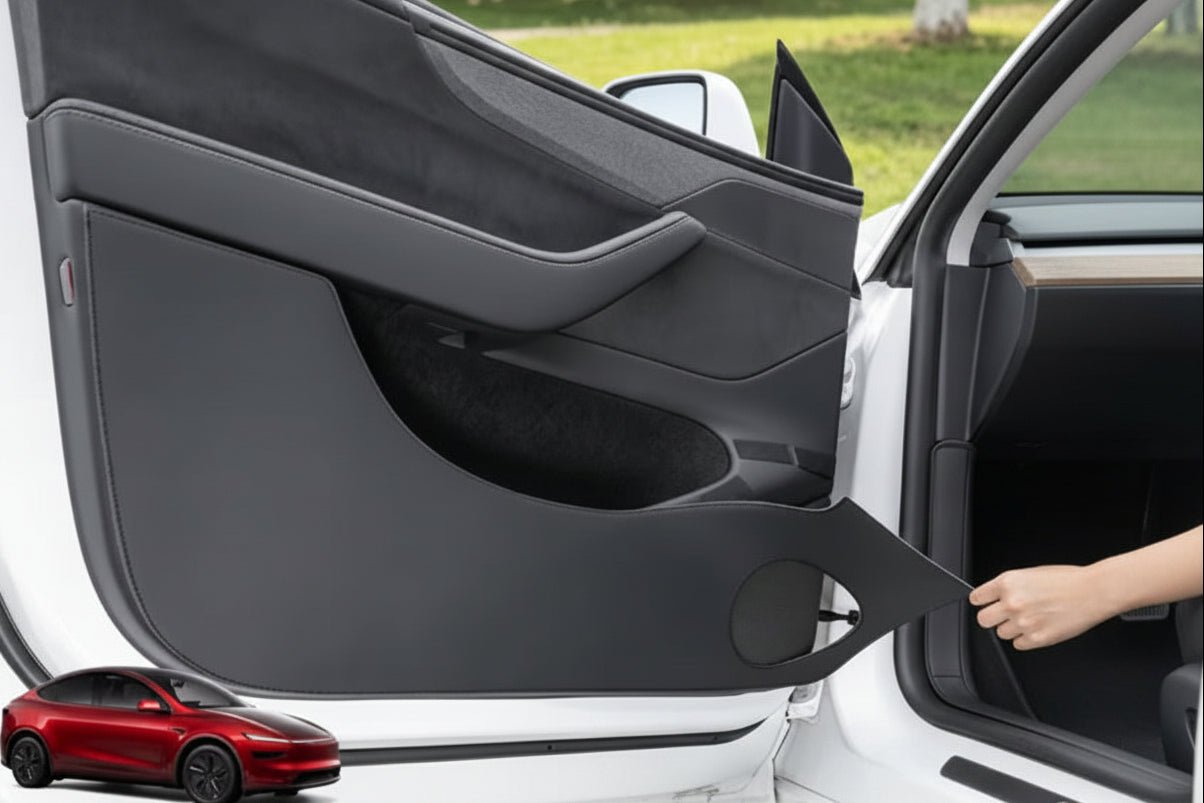 Tesla Model 3 Highland - Tesla Model Protections de porte avant et arrière Y Juniper&nbsp;: achetez-les sur la boutique en ligne d'accessoires Tesla en Europe avec livraison dans toute l'Europe par FedEx. TESLARY.EU