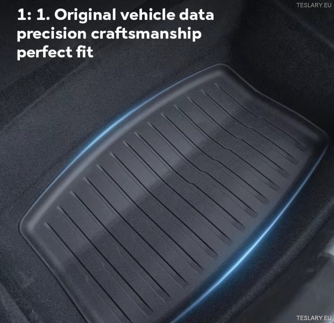Front & Rear TPE Storage Mats for Tesla Model 3 Highland ( 2 ) - TESLARY Tesla Shop Accessories Europe Nederlands Dublin Cork Ireland Deutschland Espana Alicante France Italia
