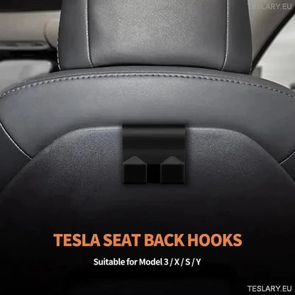 Front Seat Storage Hooks for Tesla Models 3 Y S X - TESLARY Tesla Shop Accessories Europe Nederlands Dublin Cork Ireland Deutschland Espana Alicante France Italia