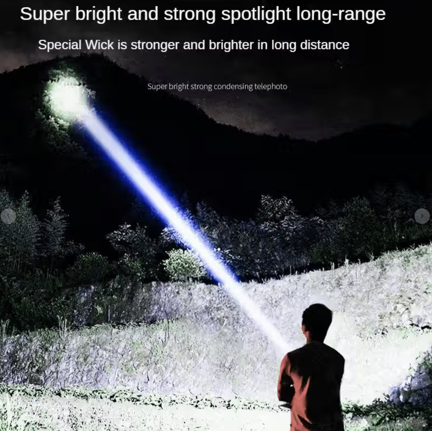 Handheld Emergency Torch with Long Range Beam and Easy USB Charging Ideal for your Emergency Car Kit - Tesla - TESLARY Tesla Shop Accessories Europe Nederlands Dublin Cork Ireland Deutschland Espana Alicante France Italia