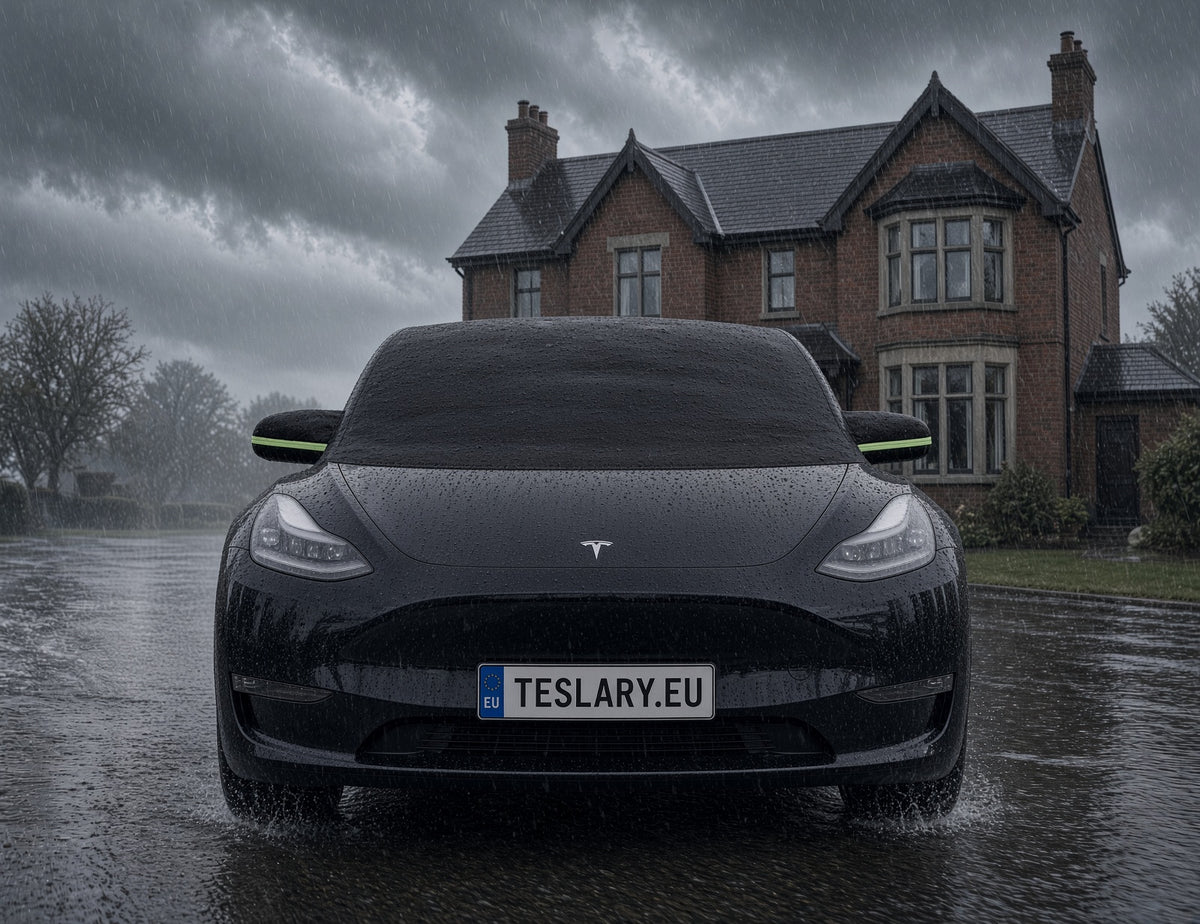 Windshield Snow & Weather Cover for your Tesla Model 3 or Tesla Model Y also Suitable for BYD , MG4 and VW ID4