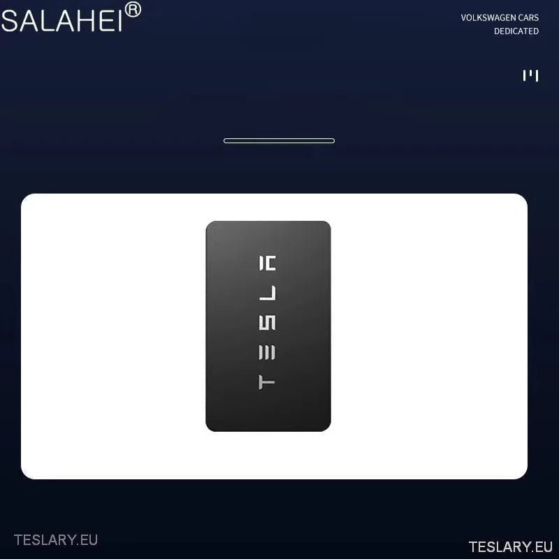 Metal Leather Key Case Cover for Tesla 3/Y RFID Key with Logo - TESLARY Tesla Shop Accessories Europe Nederlands Dublin Cork Ireland Deutschland Espana Alicante France Italia