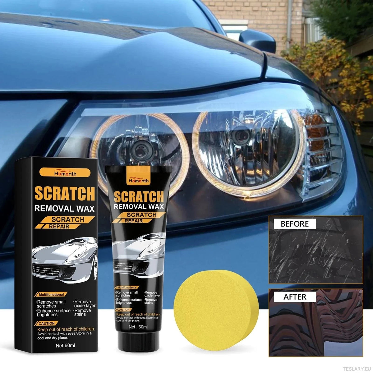 Shield Pasta Pasta Nano Quitarayaduras para Auto: Reparación Profunda y Restaurador ...
