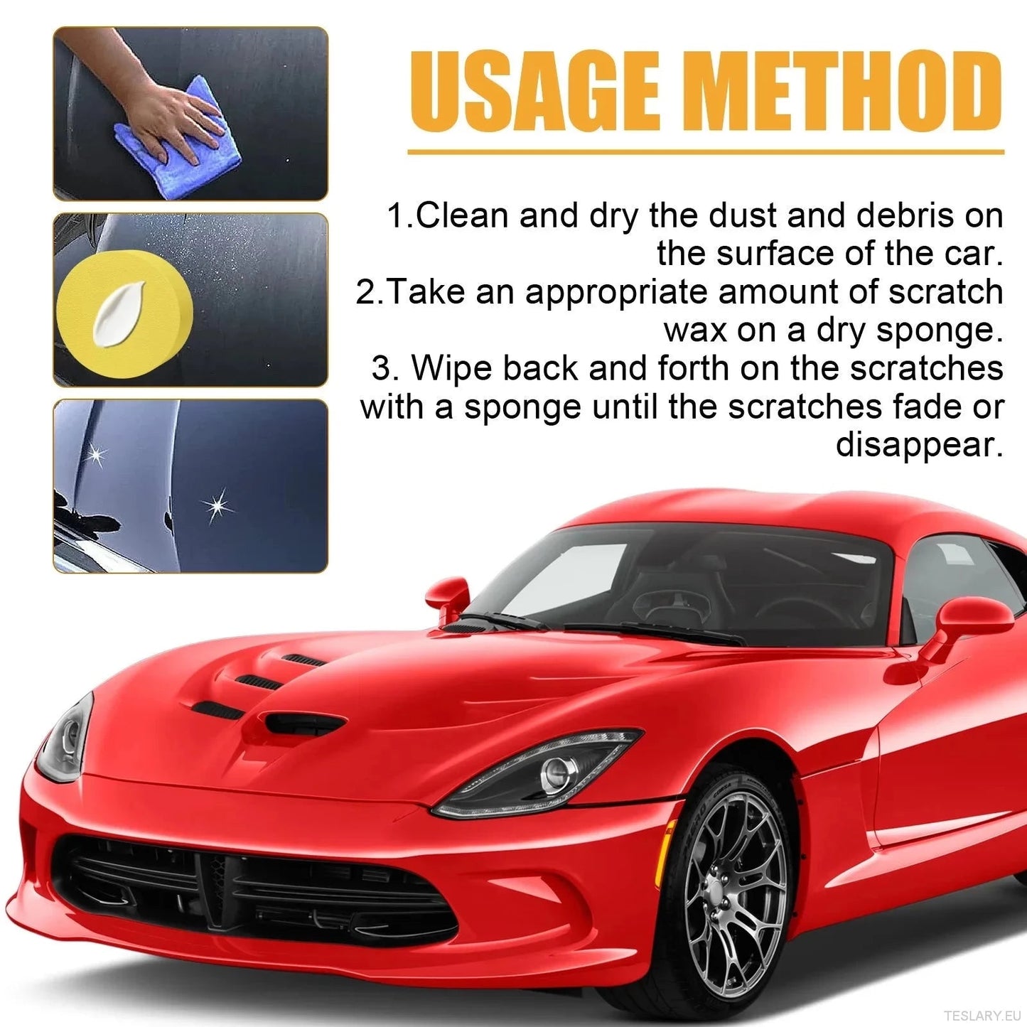 Nano Car Scratch Remover Paste: Deep Repair & Paint Restorer, Waterproof UV Shield, No Polishing Required, Safe for All Colors - TESLARY Tesla Shop Accessories Europe Nederlands Dublin Cork Ireland Deutschland Espana Alicante France Italia