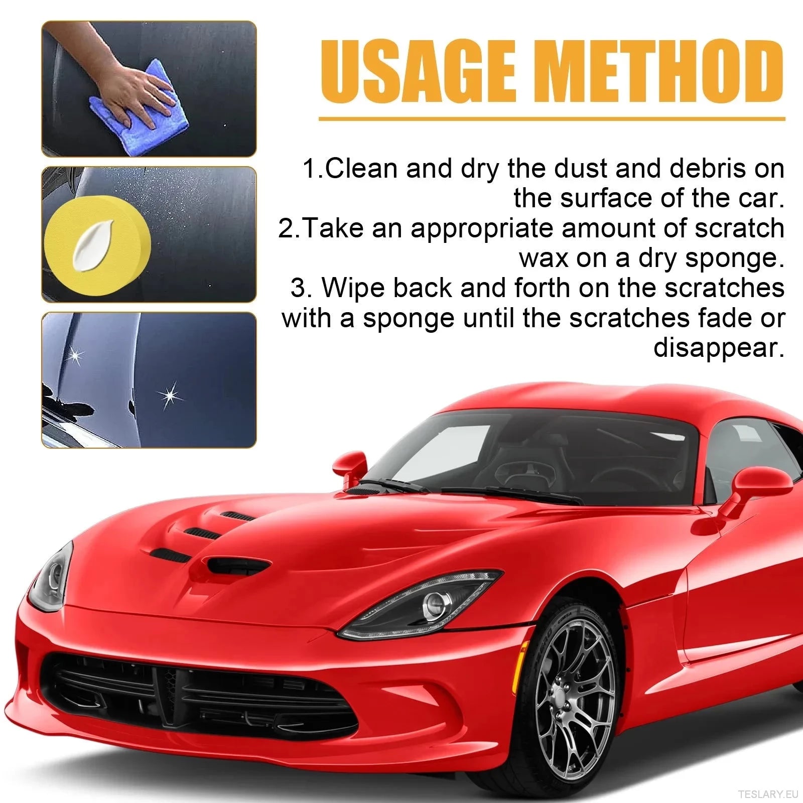Nano Car Scratch Remover Paste: Deep Repair & Paint Restorer, Waterproof UV Shield, No Polishing Required, Safe for All Colors - TESLARY Tesla Shop Accessories Europe Nederlands Dublin Cork Ireland Deutschland Espana Alicante France Italia