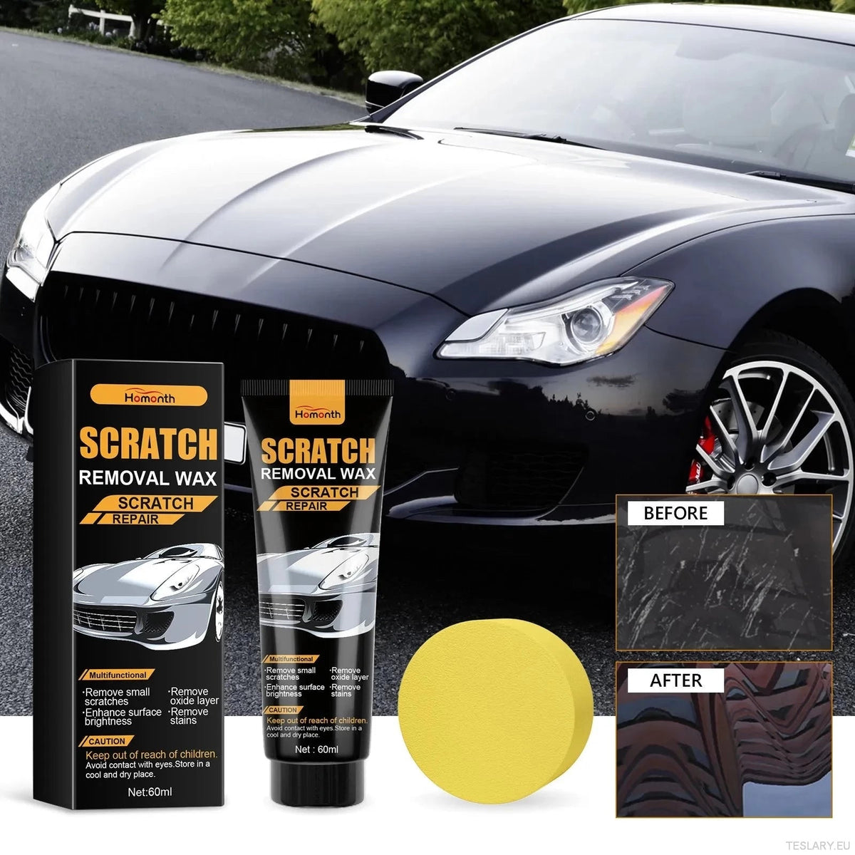 Shield Pasta Pasta Nano Quitarayaduras para Auto: Reparación Profunda y Restaurador ...
