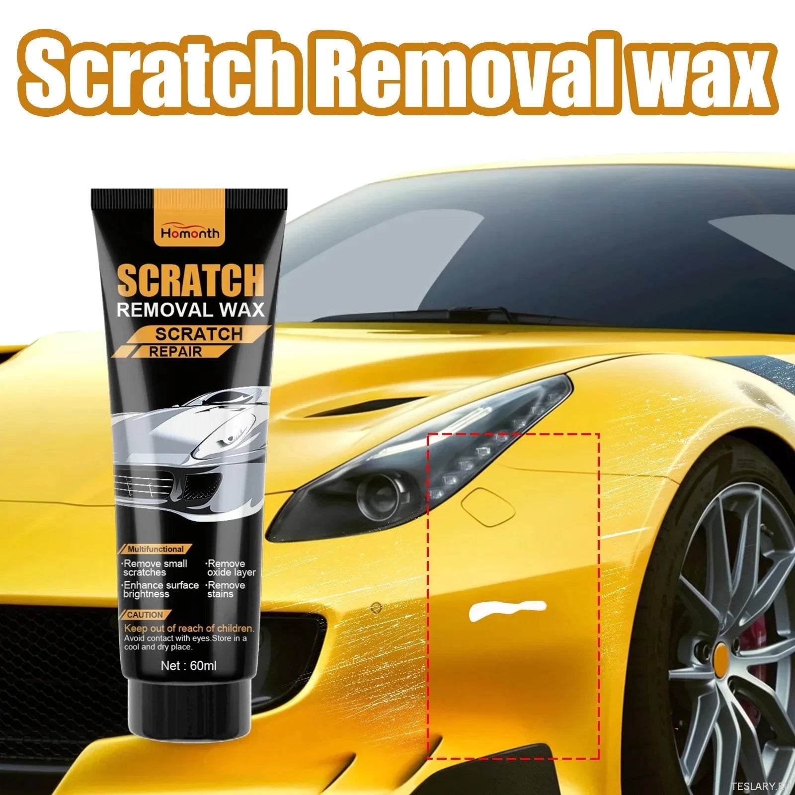 Nano Car Scratch Remover Paste: Deep Repair & Paint Restorer, Waterproof UV Shield, No Polishing Required, Safe for All Colors - TESLARY Tesla Shop Accessories Europe Nederlands Dublin Cork Ireland Deutschland Espana Alicante France Italia