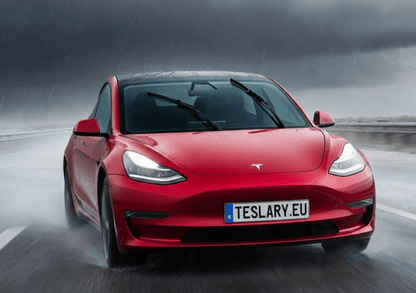 TESLA MODEL 3 REPLACEMENT WIPER BLADES LEFT AND RIGHT DRIVER PASSENGER RHD LHD NATURAL RUBBER BEST QUALITY BEST PRICE IRELAND EUROPE GENUINE SAVINGS