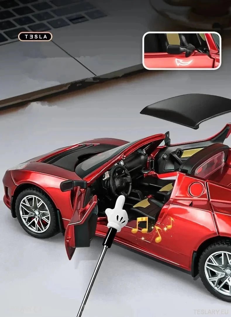 Original Tesla Roadster Model Car 2012 1:24 Unofficial Version - TESLARY Tesla Shop Accessories Europe Nederlands Dublin Cork Ireland Deutschland Espana Alicante France Italia