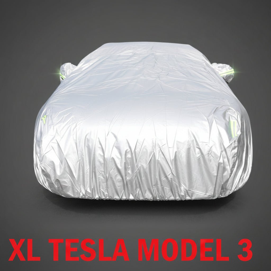 Tesla Model 3, Tesla Model 3 Highland Standard en Premium All Weather Volledige Autohoes Voordelige Koop bij Europes Teslary.eu