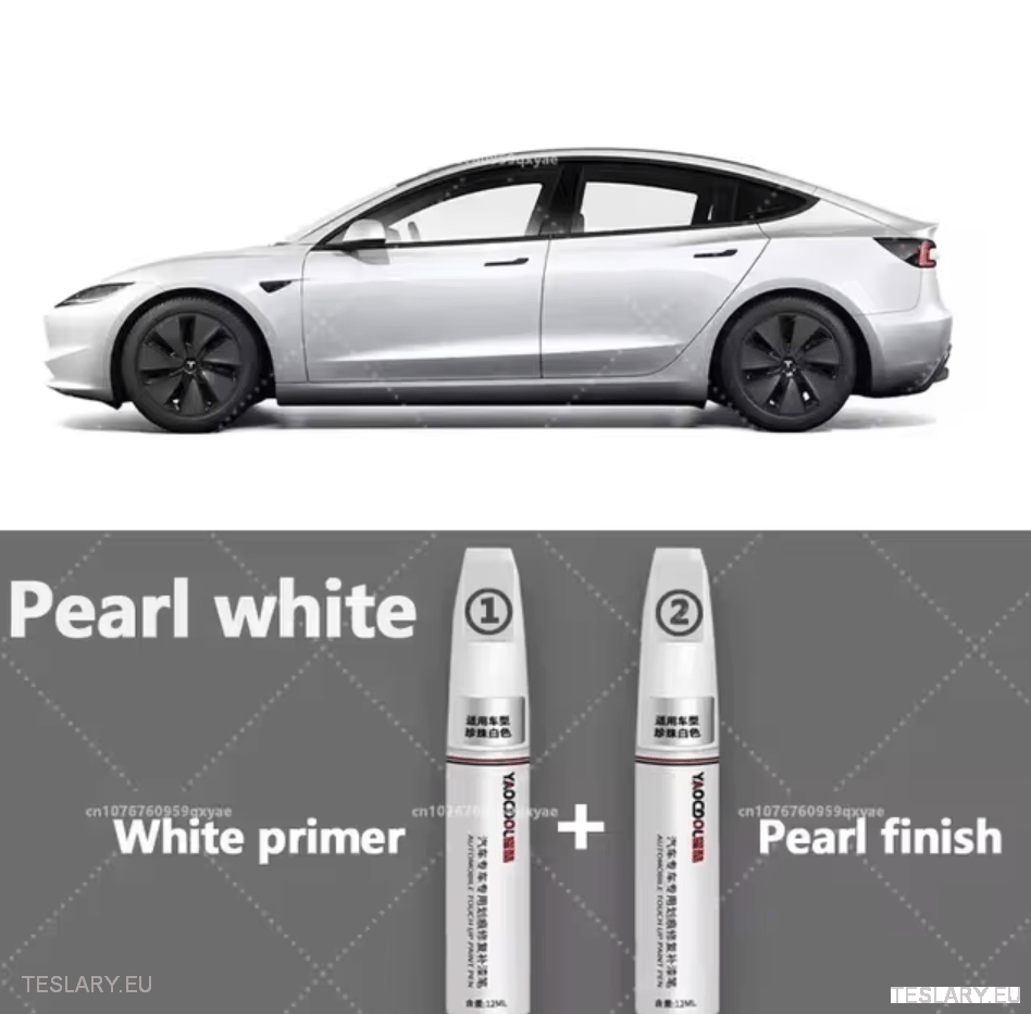 Paint Touch Up Brush Kits in Tesla Colours Body & Wheels 12ml for Model 3 Y S X - TESLARY Tesla Shop Accessories Europe Nederlands Dublin Cork Ireland Deutschland Espana Alicante France Italia