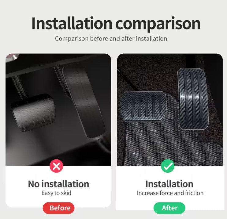 Amélioration des performances Tesla Model 3, Model Oui, Model 3 Highland et Model Pédales de frein et d'accélérateur haut de gamme Y Juniper antidérapantes - TESLARY Tesla Shop Accessoires Europe Pays-Bas Dublin Cork Irlande Allemagne Espagne Alicante France Italie