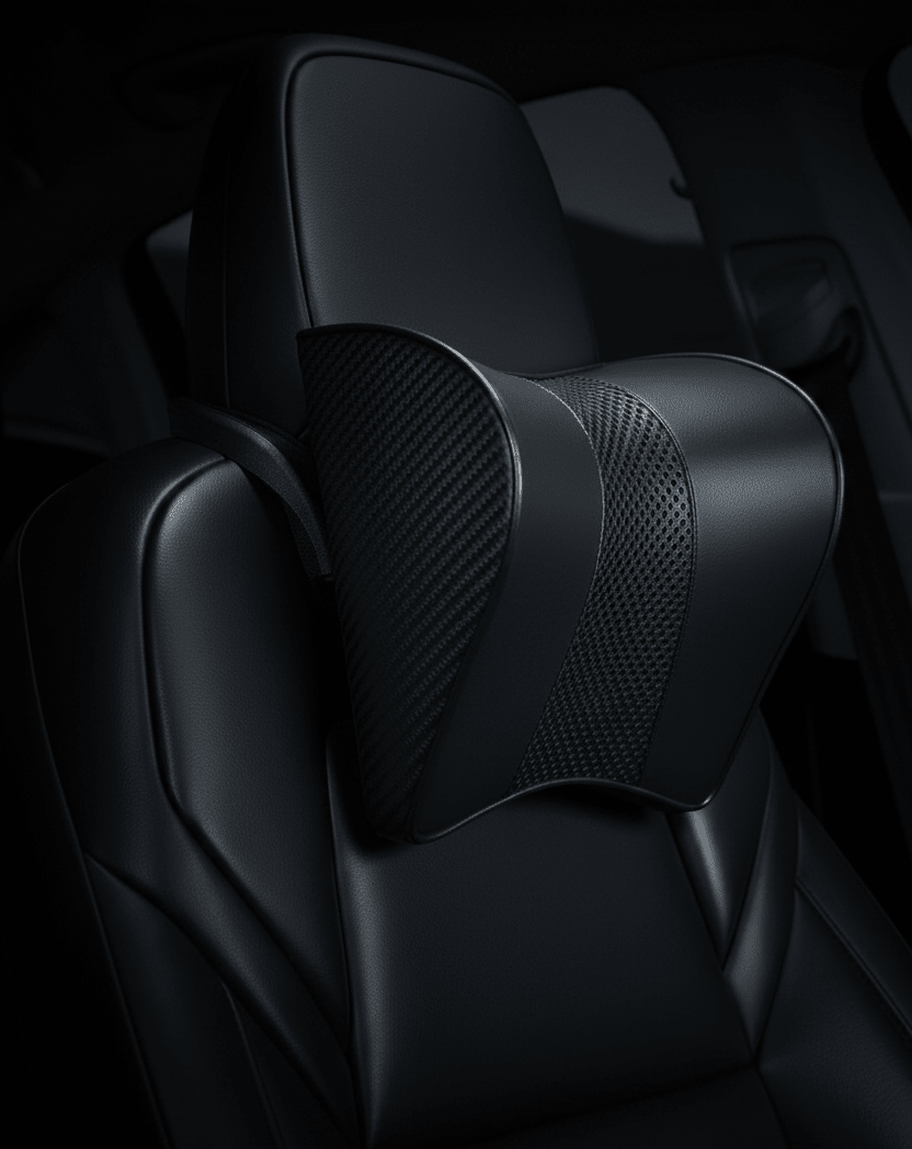 Premium-Kopfstützenkissen mit Nackenstütze für Tesla Model 3 , Y , Highland & Juniper - TESLARY Tesla Shop Zubehör Europa Niederlande Dublin Cork Irland Deutschland Spanien Alicante Frankreich Italien