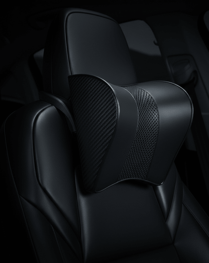 Premium-Kopfstützenkissen mit Nackenstütze für Tesla Model 3 , Y , Highland & Juniper - TESLARY Tesla Shop Zubehör Europa Niederlande Dublin Cork Irland Deutschland Spanien Alicante Frankreich Italien