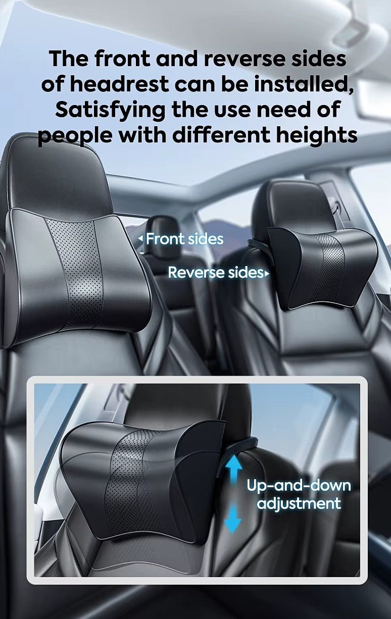 Premium-Kopfstützenkissen mit Nackenstütze für Tesla Model 3 , Y , Highland & Juniper - TESLARY Tesla Shop Zubehör Europa Niederlande Dublin Cork Irland Deutschland Spanien Alicante Frankreich Italien