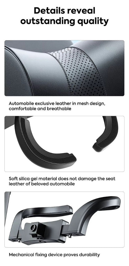 Premium-Kopfstützenkissen mit Nackenstütze für Tesla Model 3 , Y , Highland & Juniper - TESLARY Tesla Shop Zubehör Europa Niederlande Dublin Cork Irland Deutschland Spanien Alicante Frankreich Italien
