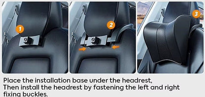 Premium-Kopfstützenkissen mit Nackenstütze für Tesla Model 3 , Y , Highland & Juniper - TESLARY Tesla Shop Zubehör Europa Niederlande Dublin Cork Irland Deutschland Spanien Alicante Frankreich Italien