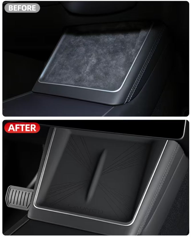 Premium Silicone Antislip Protective Cover for Wireless Charge Pad Tesla Model 3+ Highland Premium , Standard and Model Y+ Juniper Premium Editions - TESLARY Tesla Shop Accessories Europe Nederlands Dublin Cork Ireland Deutschland Espana Alicante France Italia