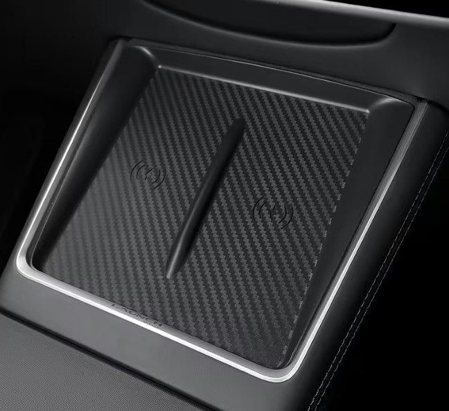 Premium Silicone Antislip Protective Cover for Wireless Charge Pad Tesla Model 3+ Highland Premium , Standard and Model Y+ Juniper Premium Editions - TESLARY Tesla Shop Accessories Europe Nederlands Dublin Cork Ireland Deutschland Espana Alicante France Italia
