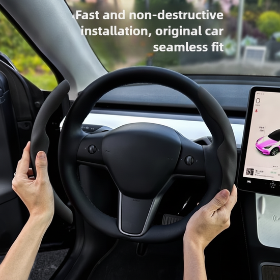 Tesla Model 3  Y UltraThin Summer Sweat Absorbing Steering Wheel Cover