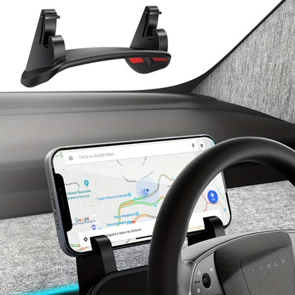 Silicone Phone Steering Column Mount for Tesla Model 3 Highland  Model Y Juniper and Model 3  Y