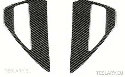 Real Carbon Fiber Charging Port Cover for Tesla 3 / Y in Red or Black - TESLARY Tesla Shop Accessories Europe Nederlands Dublin Cork Ireland Deutschland Espana Alicante France Italia