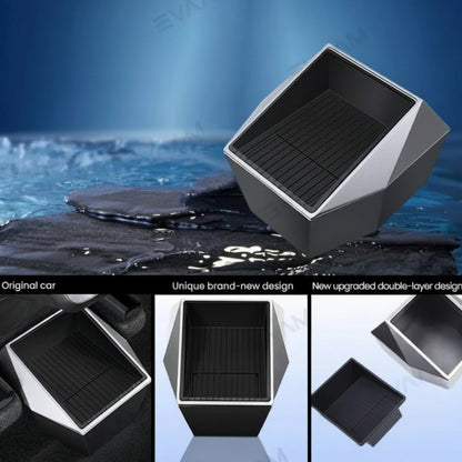 Rear Row Cybertruck Style Storage Box for Tesla Model Y 2022-2024 - TESLARY Tesla Shop Accessories Europe Nederlands Dublin Cork Ireland Deutschland Espana Alicante France Italia