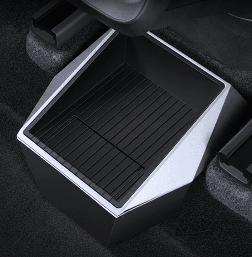 Rear Row Cybertruck Style Storage Box for Tesla Model Y 2022-2024 - TESLARY Tesla Shop Accessories Europe Nederlands Dublin Cork Ireland Deutschland Espana Alicante France Italia