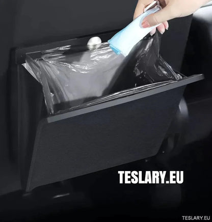 Seat Back Storage / Bag PU Leather with Led Light & Magnetic Lock - TESLARY Tesla Shop Accessories Europe Nederlands Ireland Deutschland Espana Alicante France Italia