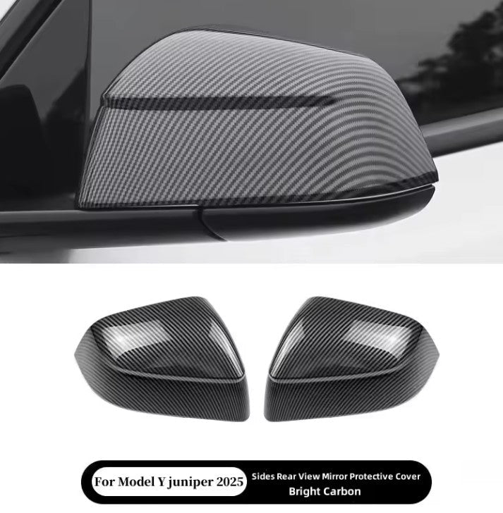 Beschermkappen voor de zijspiegels van Tesla Model 3 / Y & Model 3 Hoogland en Model Y Jeneverbes - TESLARY Tesla Shop Accessoires Europa Nederlands Dublin Cork Ierland Duitsland Spanje Alicante Frankrijk Italië
