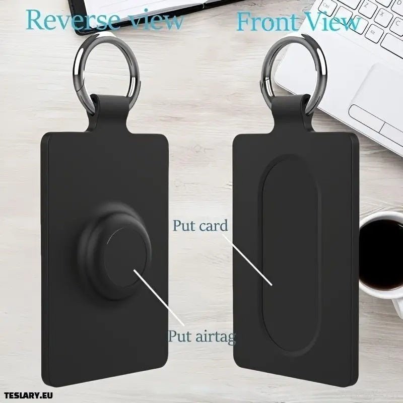 Silicon Card Holder Case for Apple Airtag & Tesla Key Card - TESLARY Tesla Shop Accessories Europe Nederlands Ireland Deutschland Espana Alicante France Italia