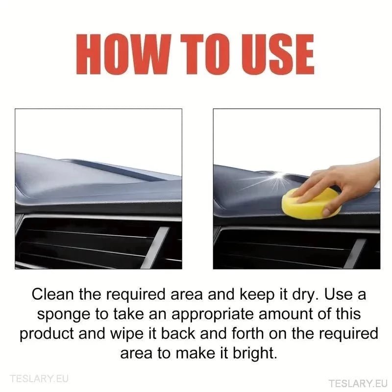 Spezial-Autoinnenraumreiniger & -Pflegeset, 100 g - TESLARY Tesla Shop Zubehör Europa Niederlande Dublin Cork Irland Deutschland Spanien Alicante Frankreich Italien