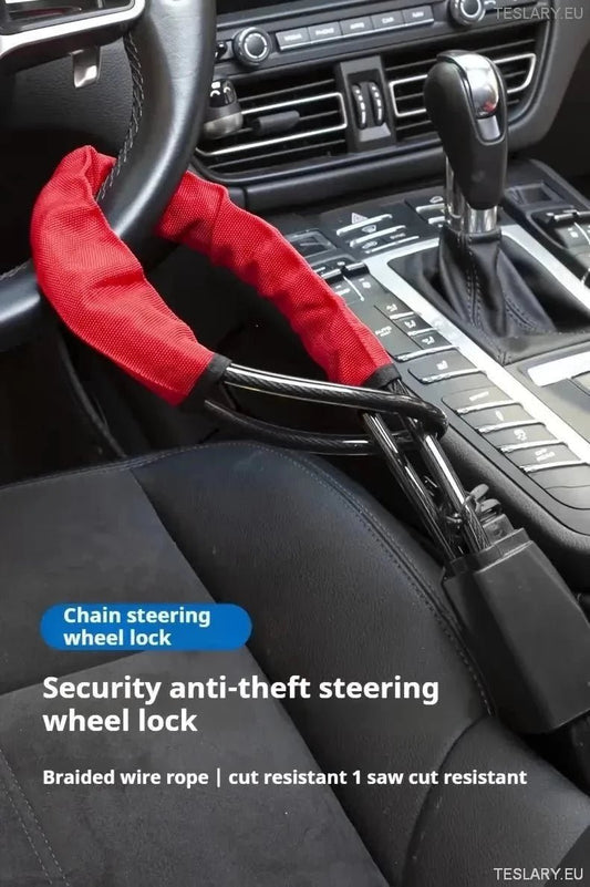 Steering Wheel to Seat Belt Security Lock For Tesla Model 3 . Y & Highland - TESLARY Tesla Shop Accessories Europe Nederlands Ireland Deutschland Espana Alicante France Italia
