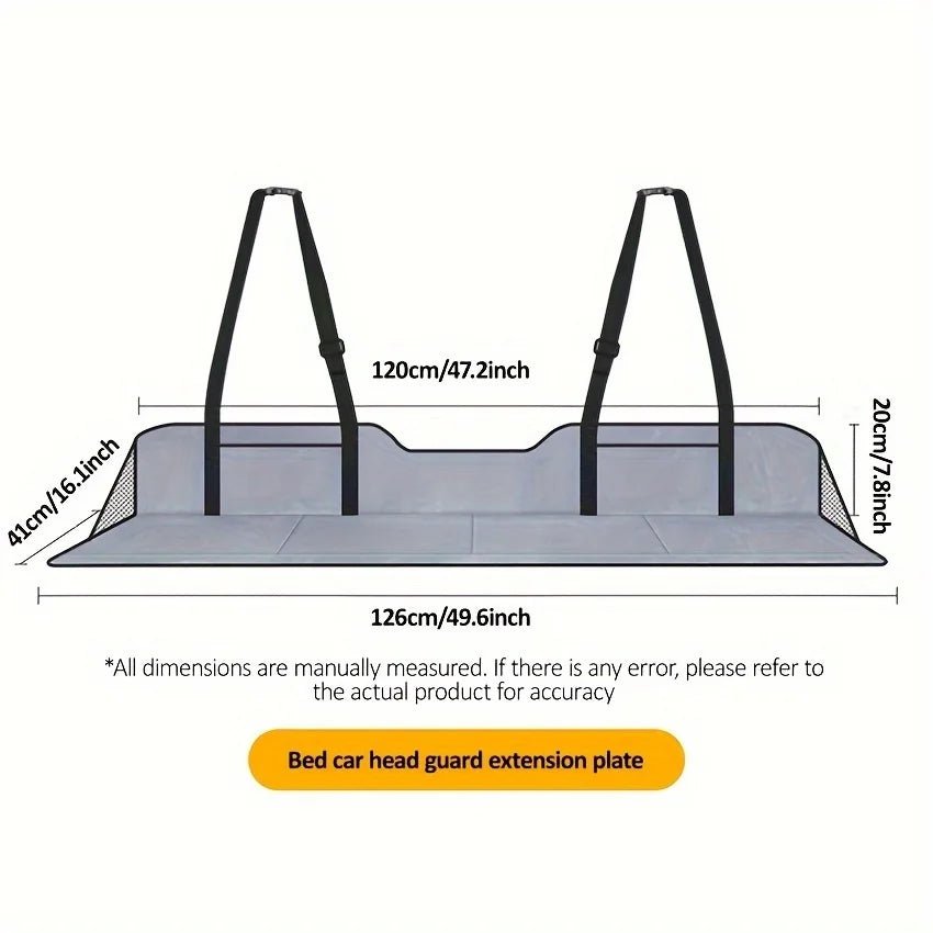 Extension de siège de lit de camping pour SUV avec tête de lit et support pour un sommeil confortable dans votre Tesla Model Y- Achetez en Europe TESLARY.EU