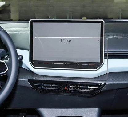 Film de protection en verre trempé pour écran de navigation VW ID.4, 12 pouces, dureté 9H, résistant aux rayures. TESLARY Tesla Shop Accessoires Europe Pays-Bas Dublin Cork Irlande Allemagne Espagne Alicante France Italie
