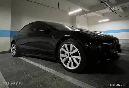 Tesla 3 18" Full Rim Silver & Black Sport Style Wheel Covers - TESLARY Tesla Shop Accessories Europe Nederlands Ireland Deutschland Espana Alicante France Italia