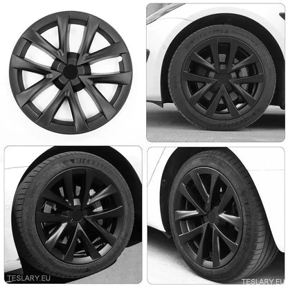 Tesla 3 18" Full Rim Silver / Grey Arachnid Sport Style Wheel Covers - TESLARY Tesla Shop Accessories Europe Nederlands Ireland Deutschland Espana Alicante France Italia