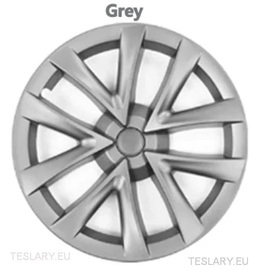 Tesla 3 18" Full Rim Silver / Grey Arachnid Sport Style Wheel Covers - TESLARY Tesla Shop Accessories Europe Nederlands Ireland Deutschland Espana Alicante France Italia