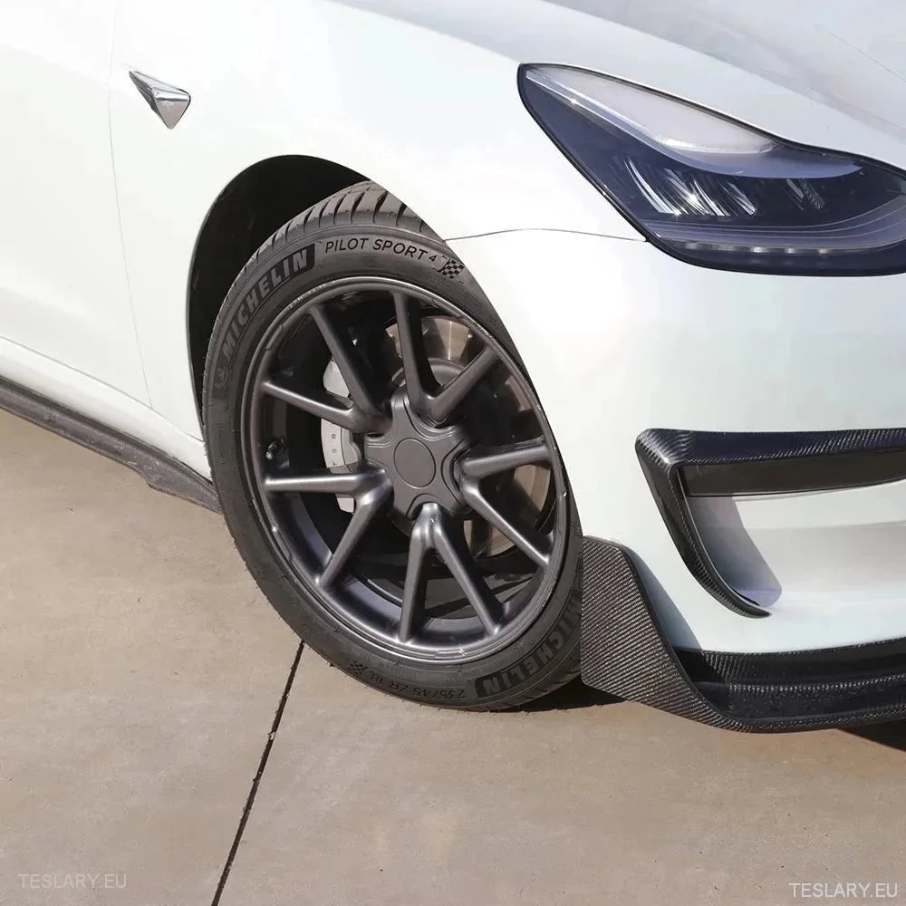 Tesla 3 - Five Claw Centre Caps for Original Alloy Wheels - TESLARY Tesla Shop Accessories Europe Nederlands Ireland Deutschland Espana Alicante France Italia