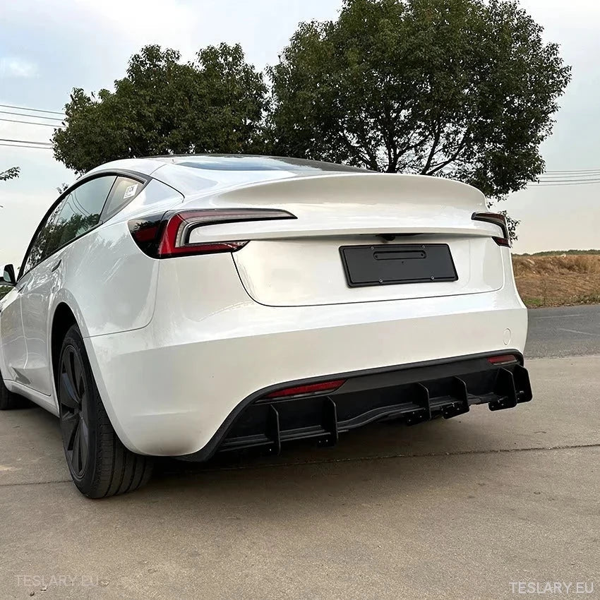 Tesla 3 Highland Rear Bumper Diffuser Body Kit - TESLARY Tesla Shop Accessories Europe Nederlands Dublin Cork Ireland Deutschland Espana Alicante France Italia