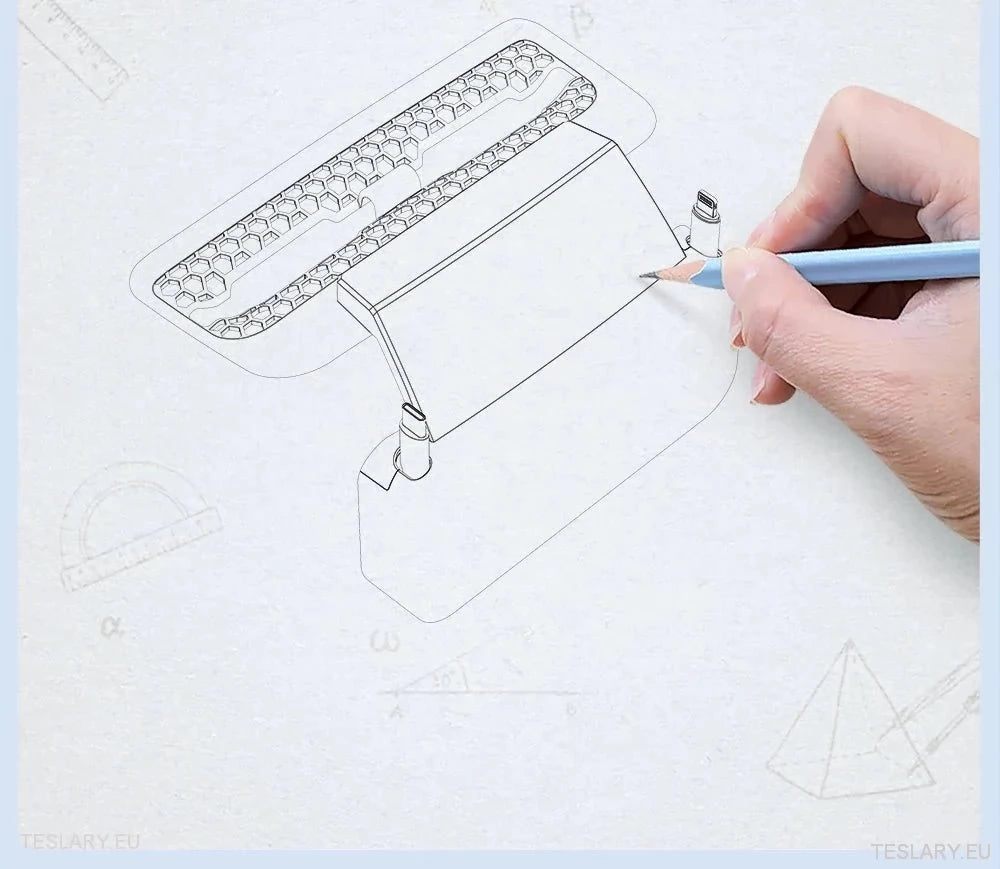 Tesla 3/Y Rear Air Vent USB with Retractable Cables - TESLARY Tesla Shop Accessories Europe Nederlands Ireland Deutschland Espana Alicante France Italia