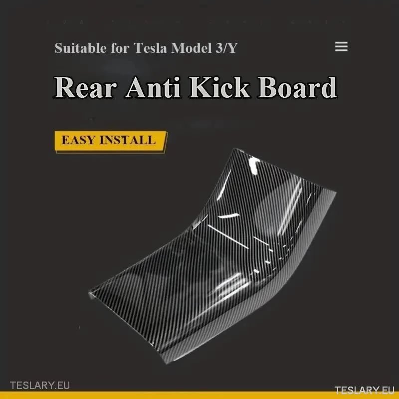 Tesla 3/Y Rear Kick Panel for Centre Console - TESLARY Tesla Shop Accessories Europe Nederlands Dublin Cork Ireland Deutschland Espana Alicante France Italia