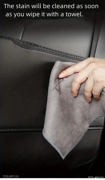 Tesla 3/Y Seat Back Anti Kick Pads & Storage ( TWIN PACK ) - TESLARY Tesla Shop Accessories Europe Nederlands Dublin Cork Ireland Deutschland Espana Alicante France Italia