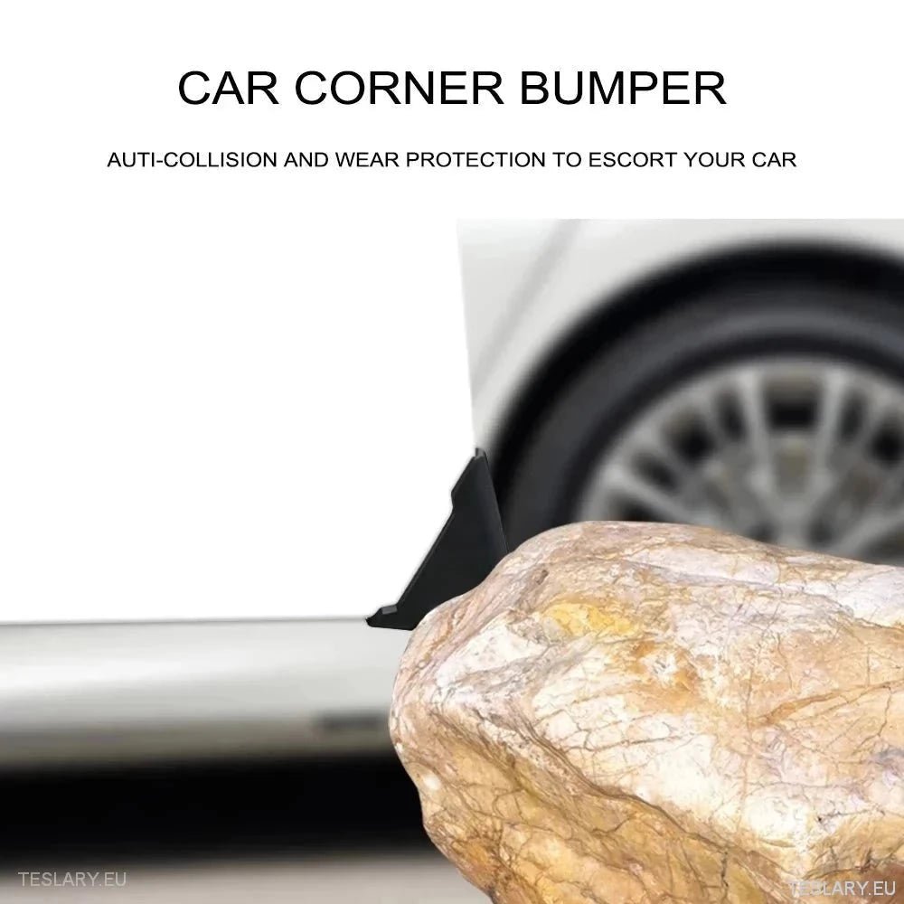 Tesla Car Door Silicone Protective Corner Cover with Logo - TESLARY Tesla Shop Accessories Europe Nederlands Dublin Cork Ireland Deutschland Espana Alicante France Italia