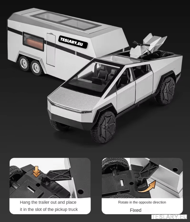 TESLA Cybertruck, Camping RVs,and Off - Road Vehicle 1:32 Scale Model - TESLARY Tesla Shop Accessories Europe Nederlands Dublin Cork Ireland Deutschland Espana Alicante France Italia